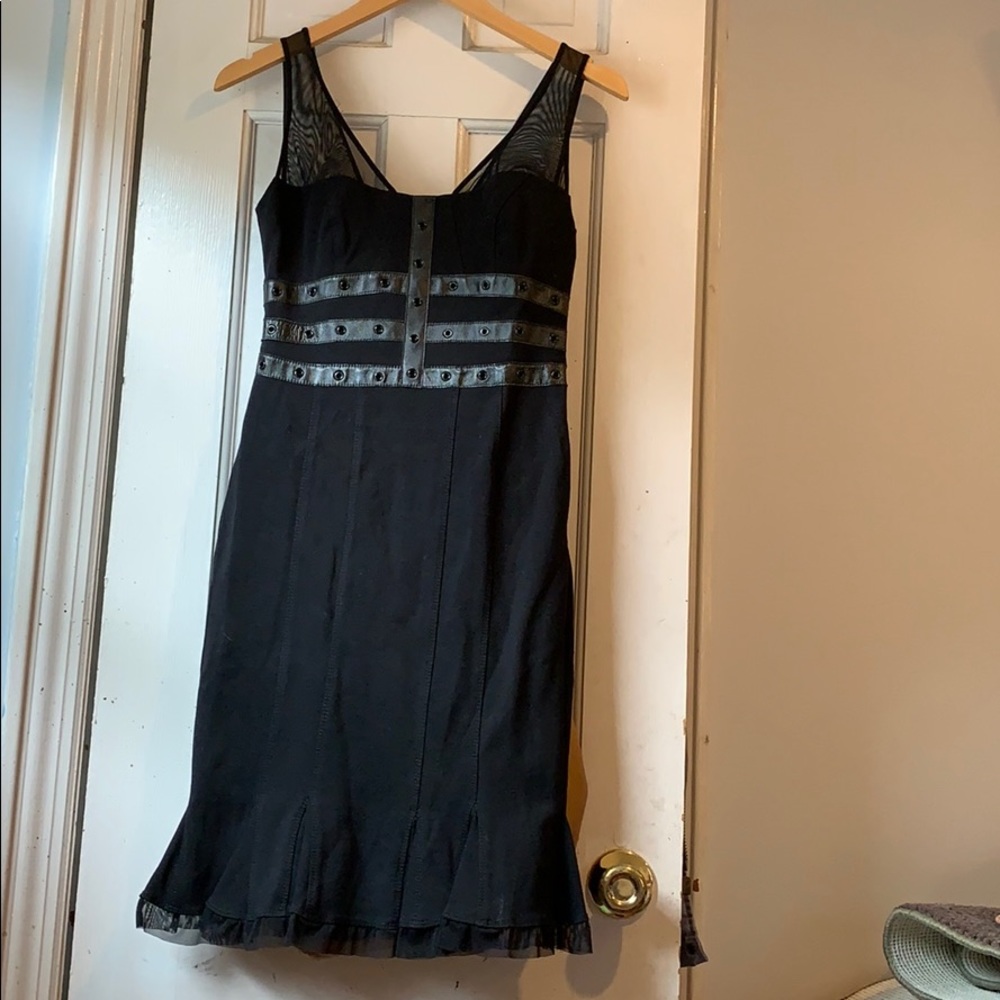 BEBE TRIPLE LEATHER WAIST